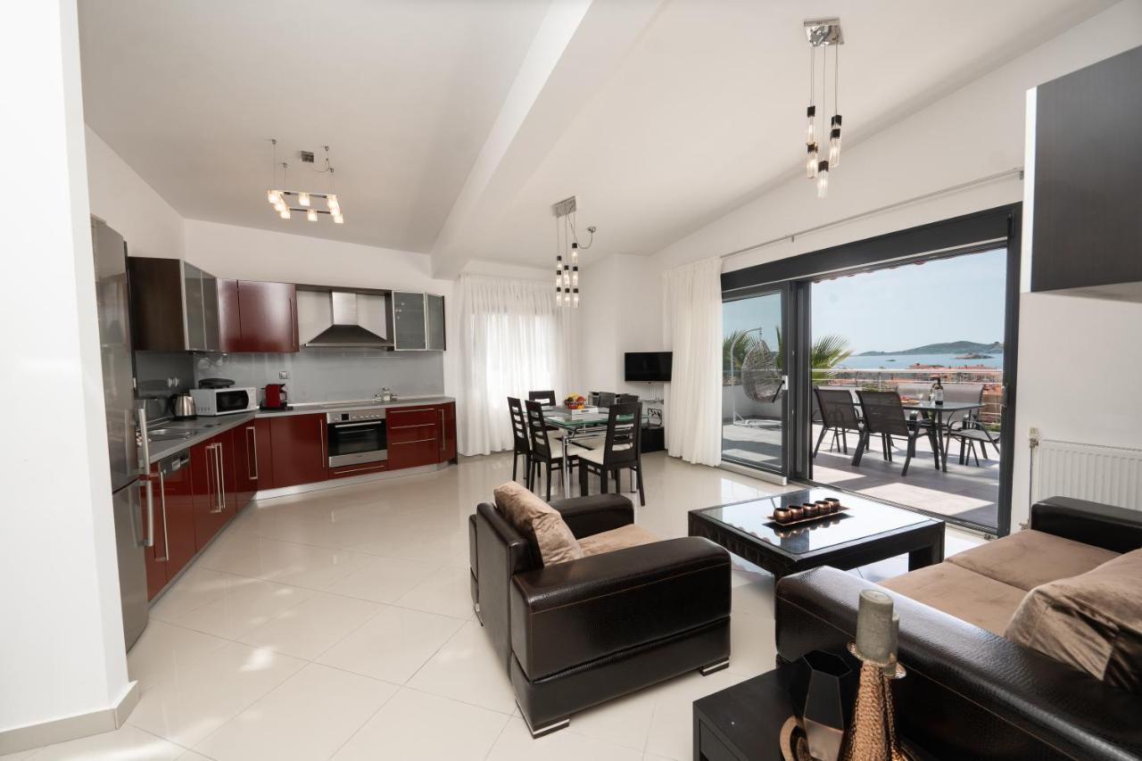 Néa Péramos Aelia Apartments מראה חיצוני תמונה